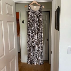 Chicos Leopard Dress Size 1